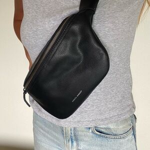Rebecca Minkoff Black Leather Sling Bag